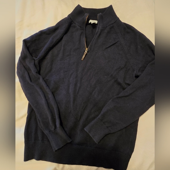 Crewcuts Other - Crewcuts Navy Half-Zip Sweater